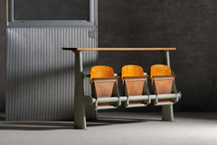 Jean Prouvé lectura hall chairs ENSIC France 1950