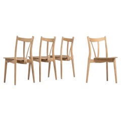 Hans Wegner PP51/3 V Chairs PP Mobler Denmark 1988 soap