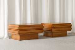 Ronald Haeusler Maison Regain night cabinets France 1970