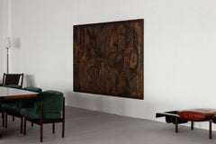 Dedalo Montali large abstract wall panel Italy 1978