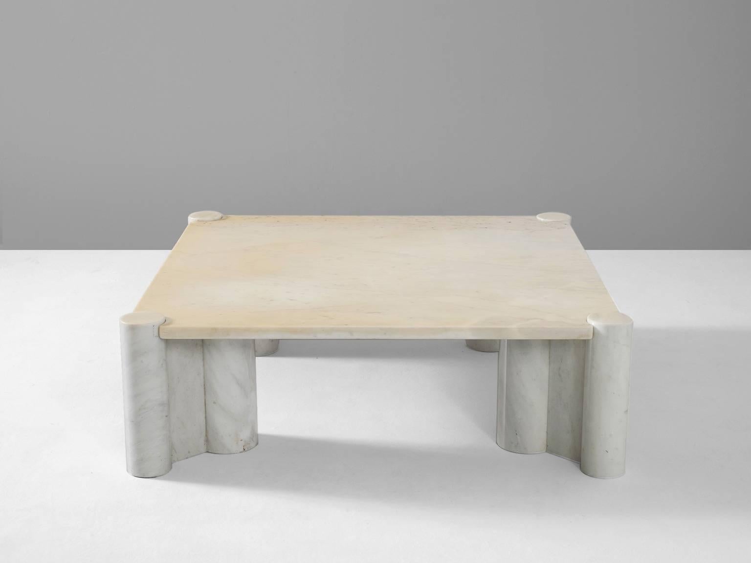 Mid-Century Modern Gea Aulenti Early Marble Coffee Table for Knoll