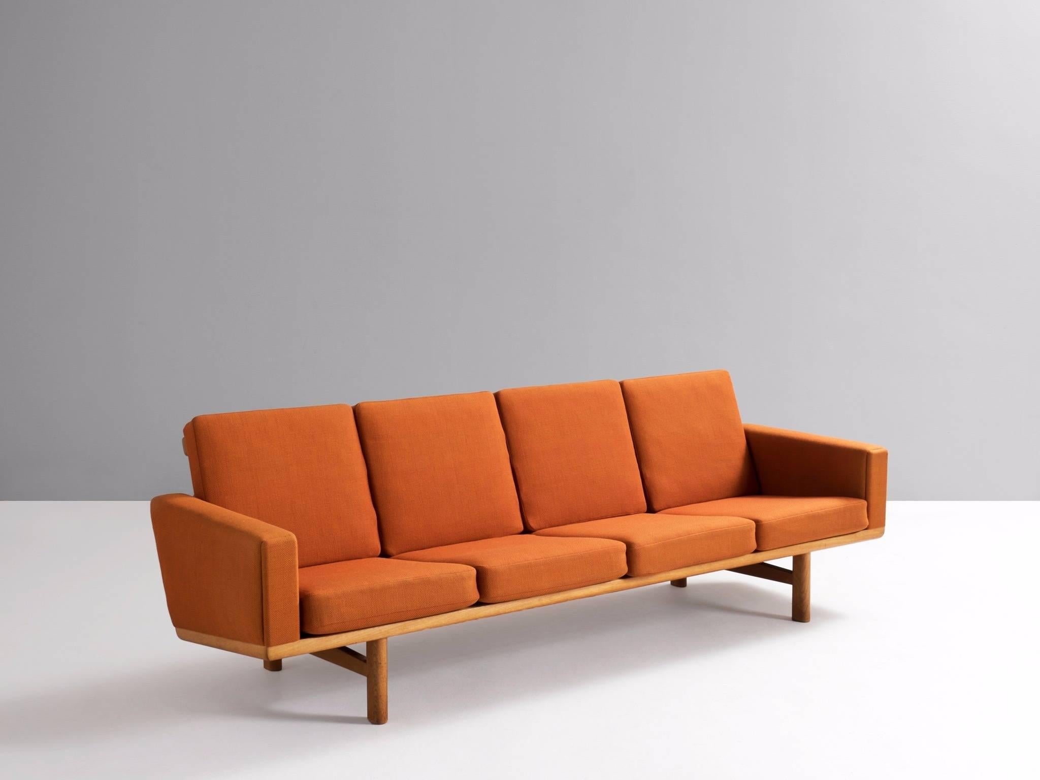 Danish Hans Wegner Four-Seather Sofa for GETAMA 