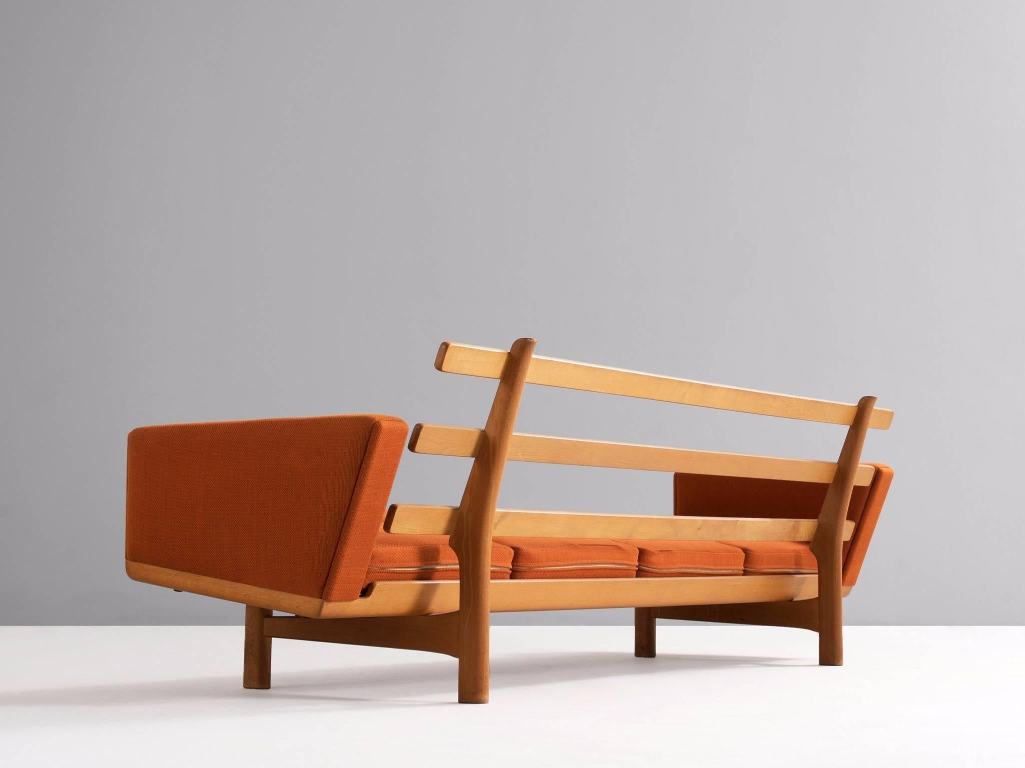 Hans Wegner Four-Seather Sofa for GETAMA  In Good Condition In Waalwijk, NL