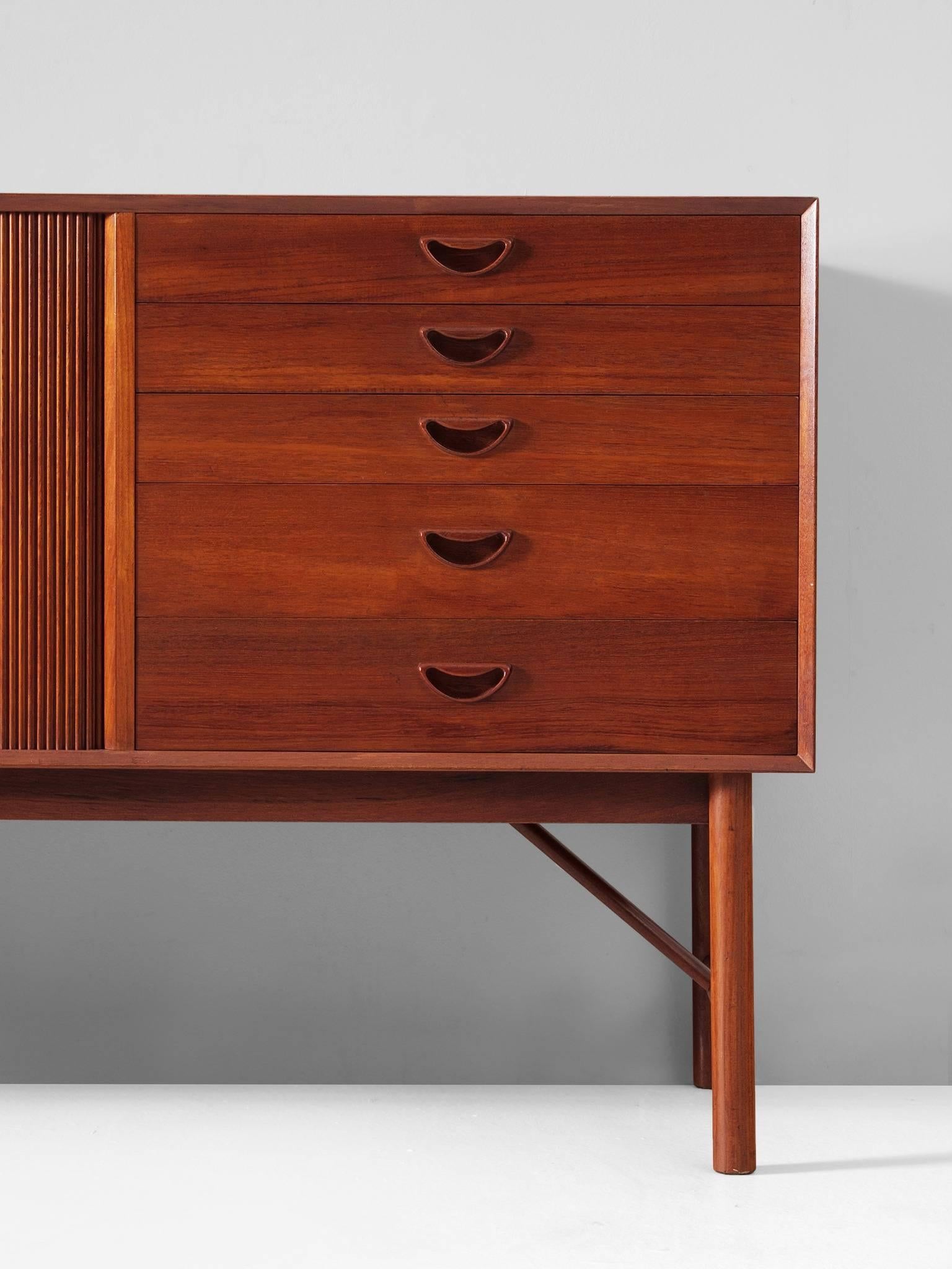 Scandinavian Modern Peter Hvidt & Orla Mølgaard Nielsen Sideboard in Teak