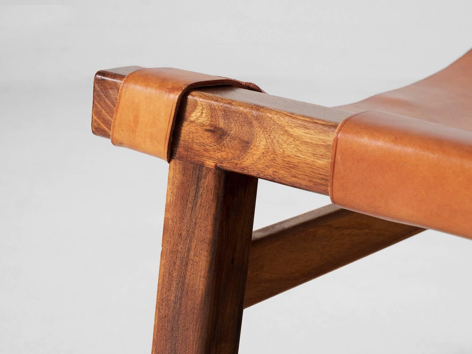 scandinavian chair leather