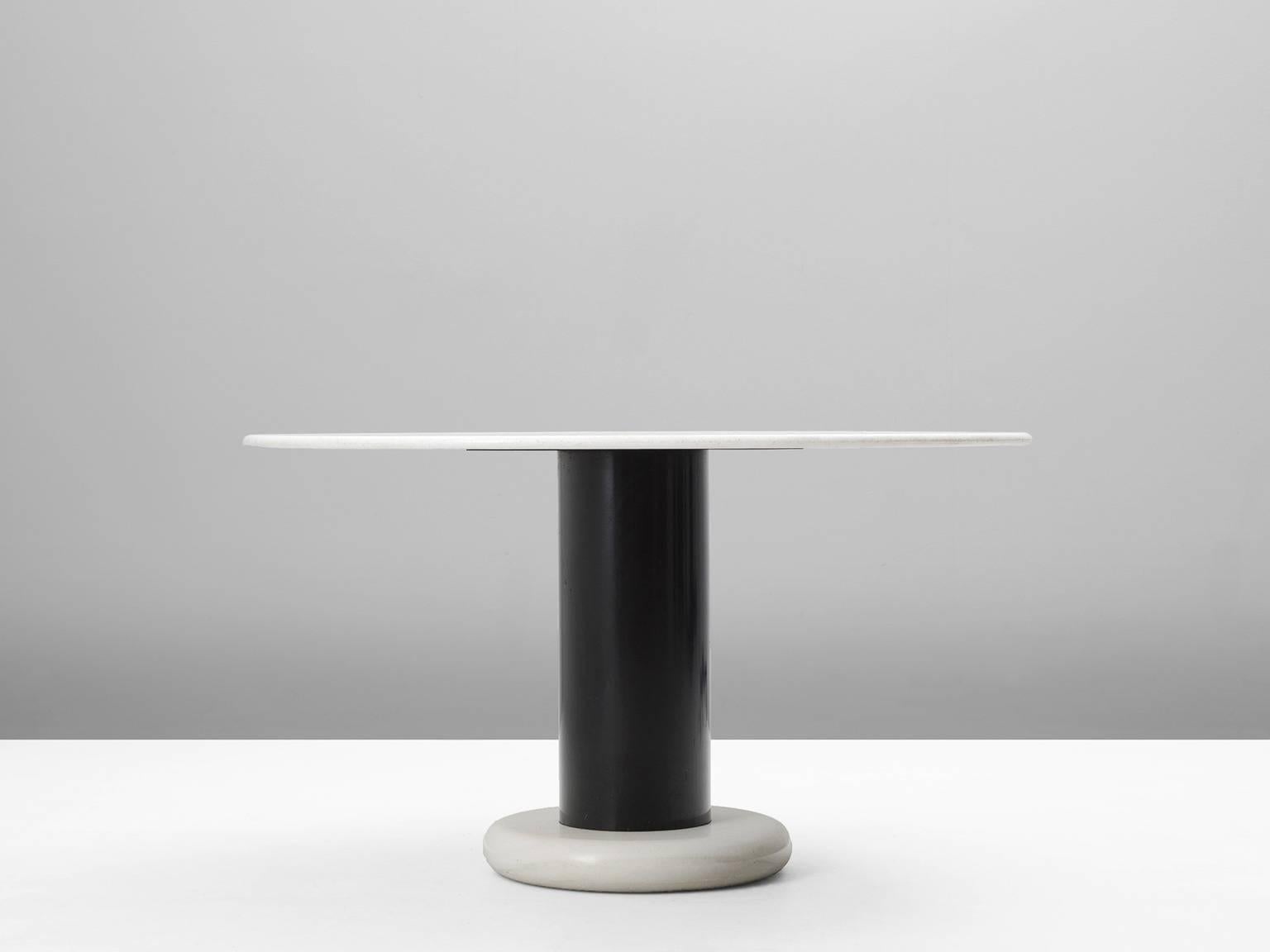 marble pedestal table