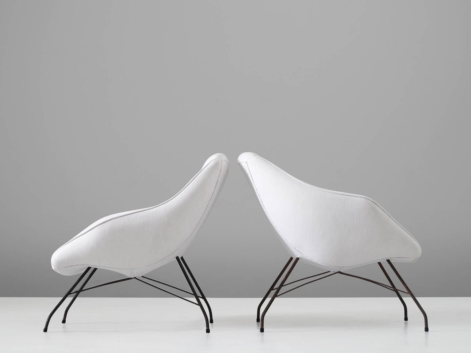 Carlo Hauner & Martin Eisler Pair of Lounge Chairs In Excellent Condition In Waalwijk, NL