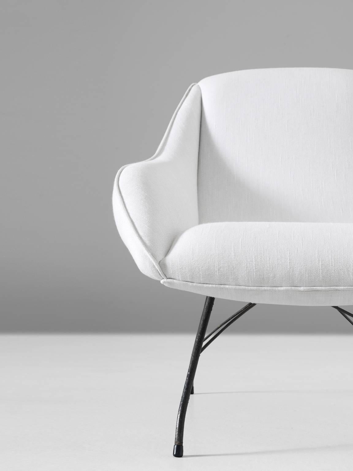 Fabric Carlo Hauner & Martin Eisler Pair of Lounge Chairs