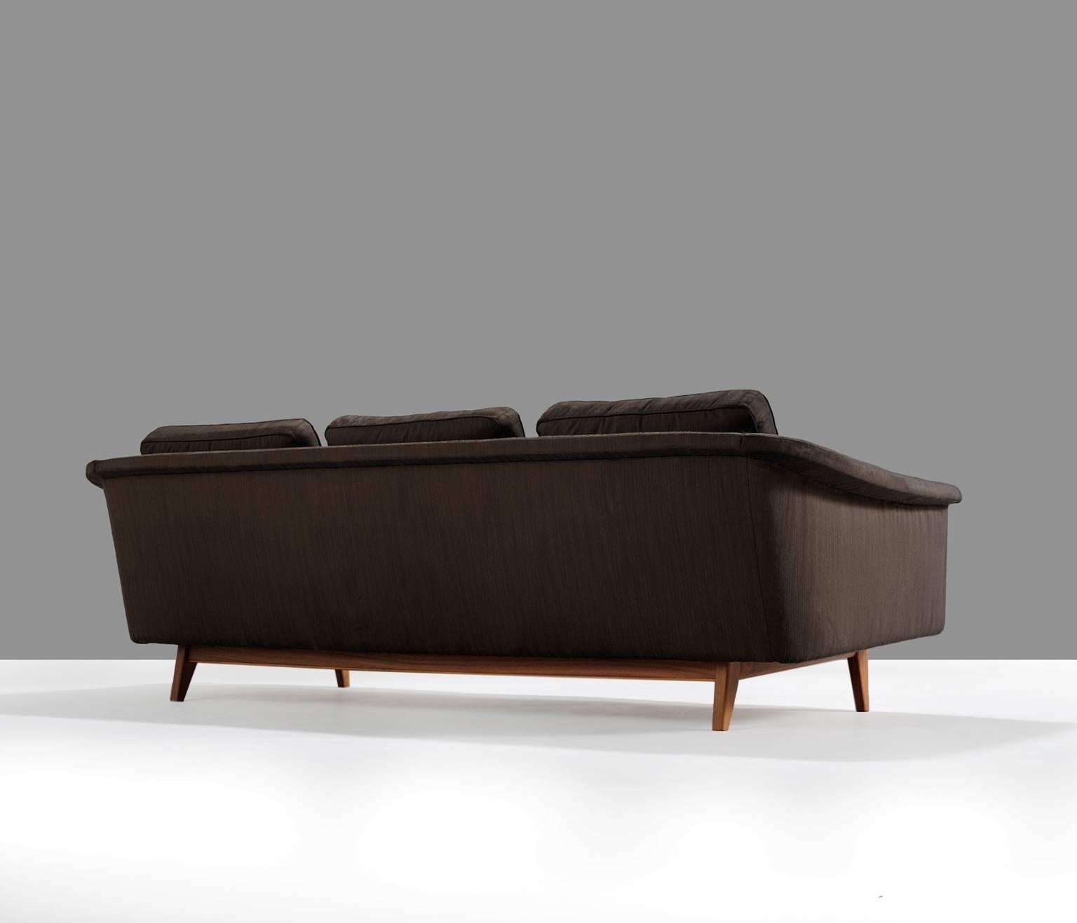 Swedish Folke Ohlsson Three-Seat Sofa in Fabric for DUX, Sweden