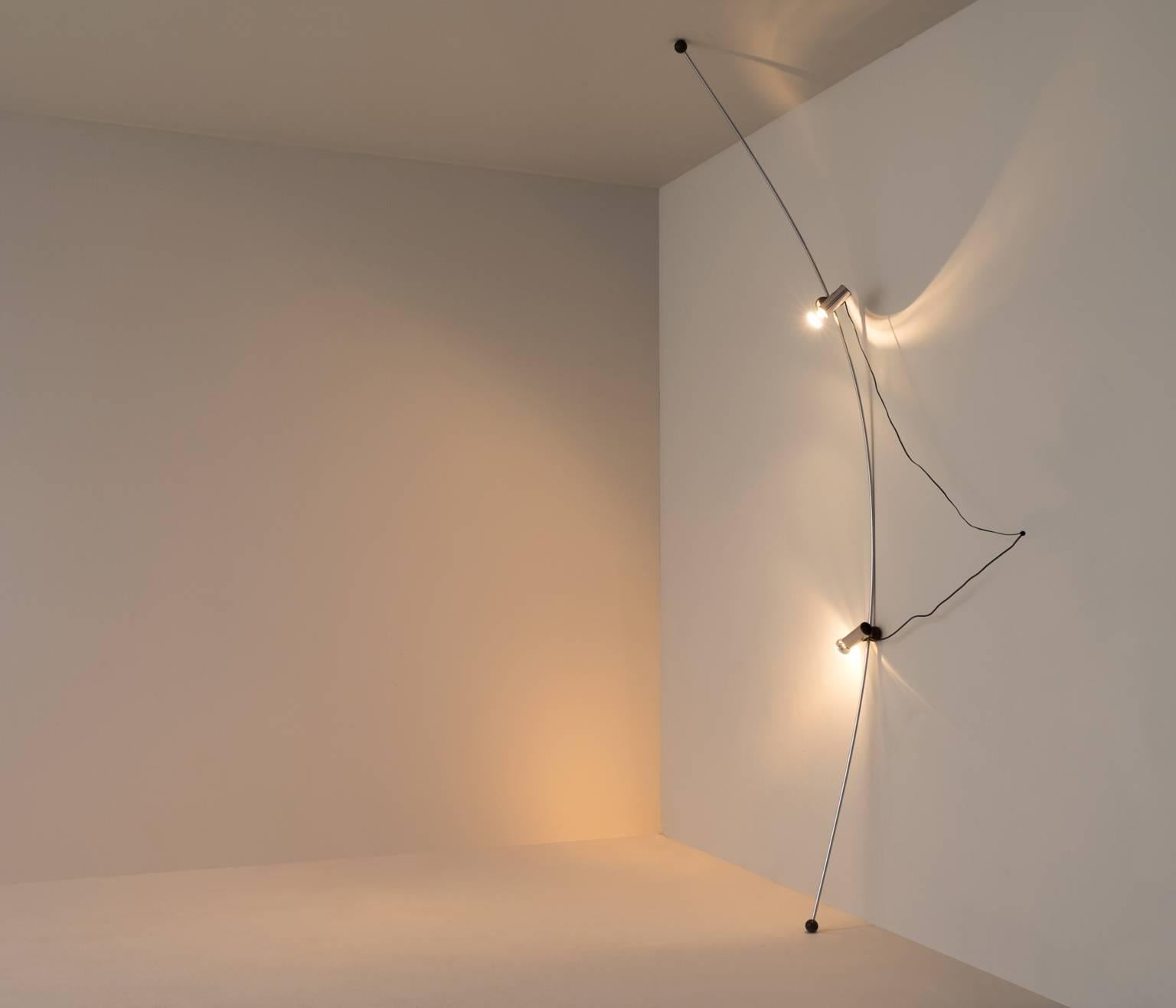 Italian Cesare Leonardi & Franca Stagi 'Molla' Floorlamp for Lumenform