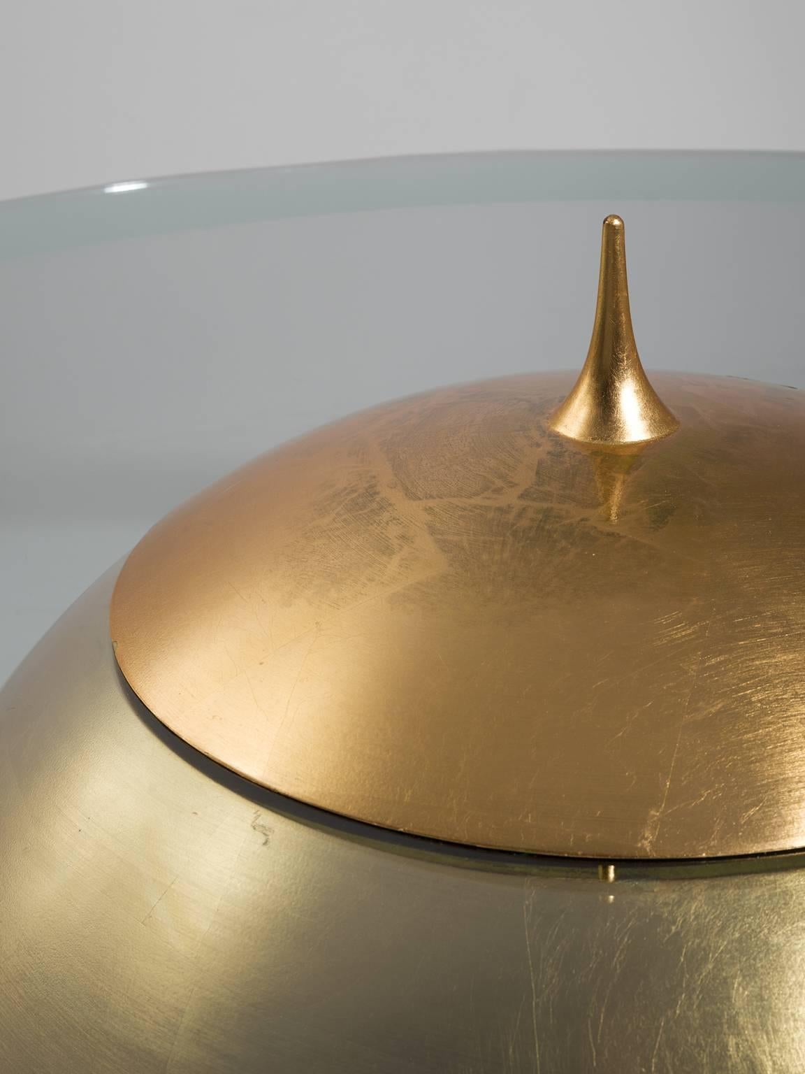 Alessandro Mendini 'I Soli' Golden Center Table In Good Condition In Waalwijk, NL