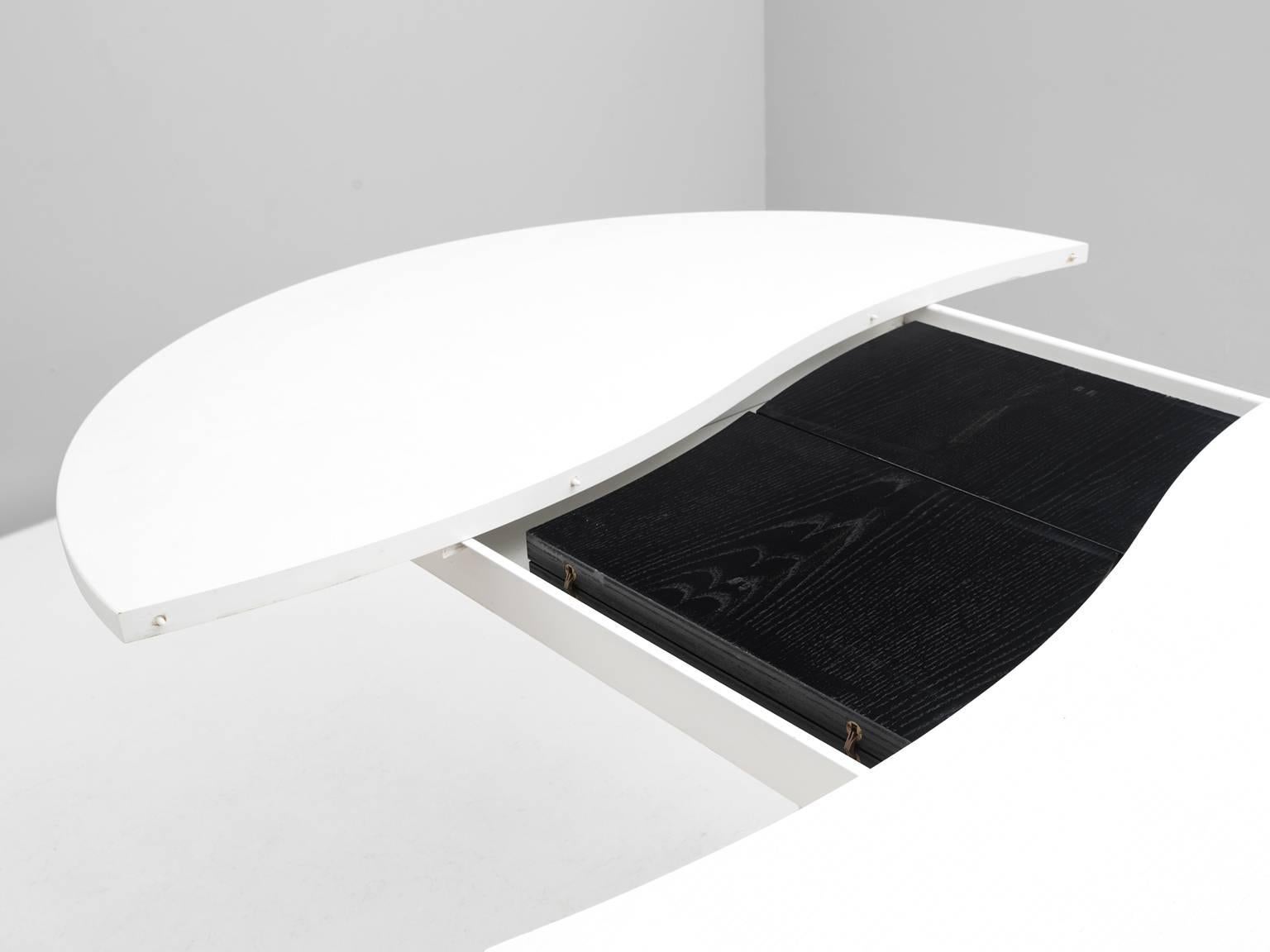 Mid-20th Century Studio D'Urbino Lomazzi Extendable Dining Table for Acerbis