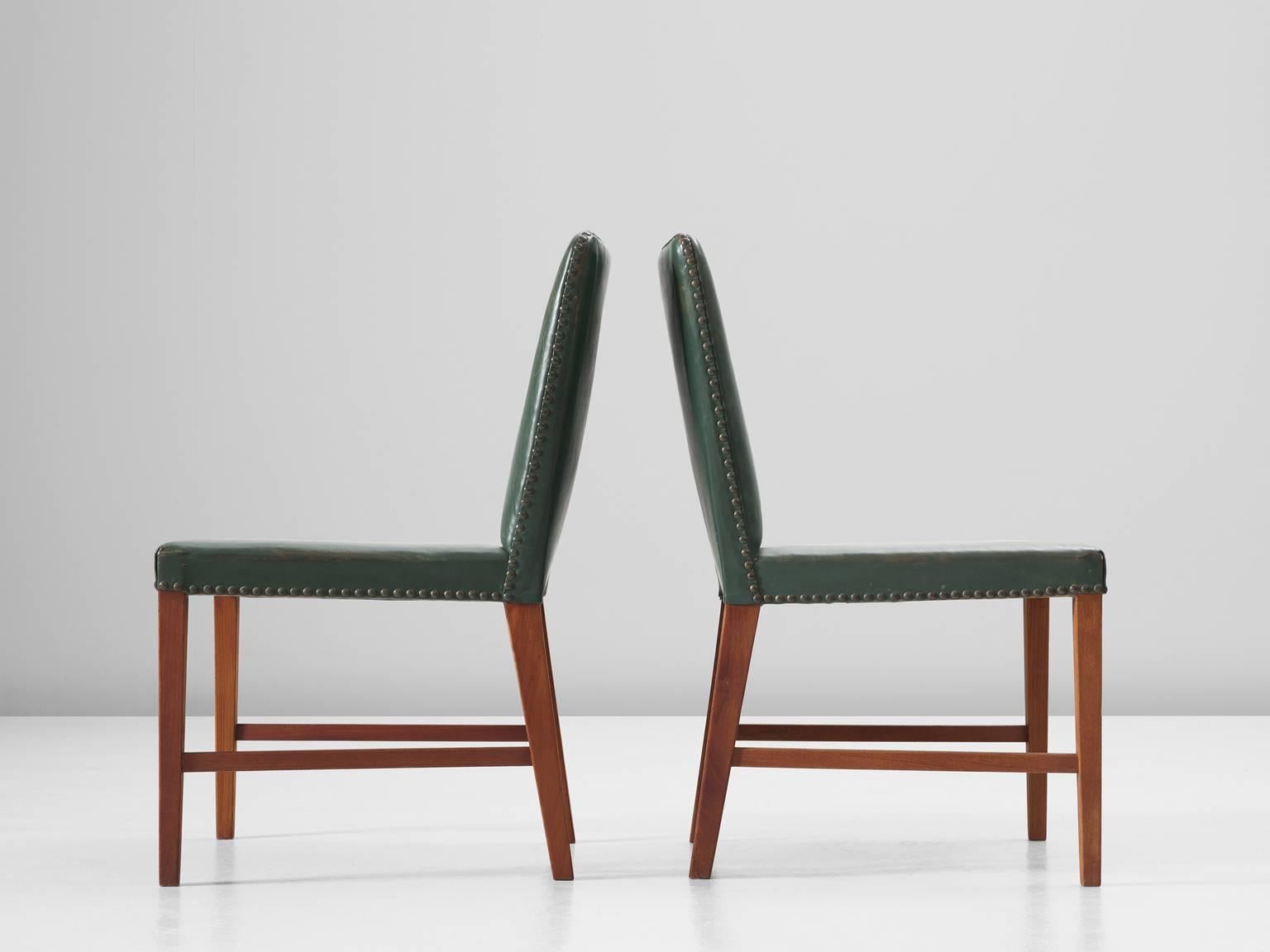 Mid-20th Century Illum Wikkelsø Set of 8 Dining Chairs for Brandon 