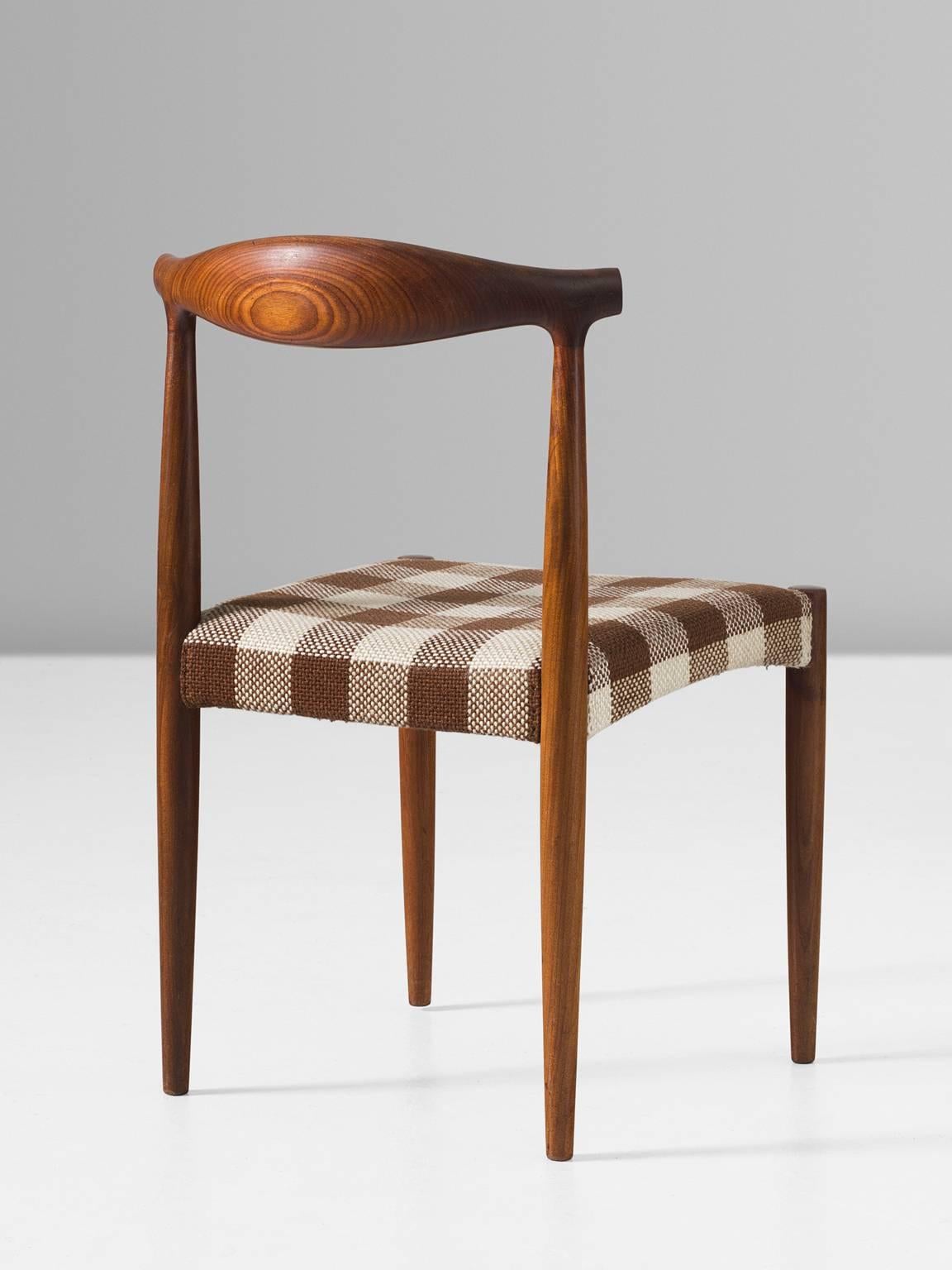 Mid-20th Century Set of Four Danish Dining Room Chairs in Rosewood