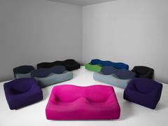 Pierre Paulin Early Edition Sofa and Chair of the ABCD Series for Artifort