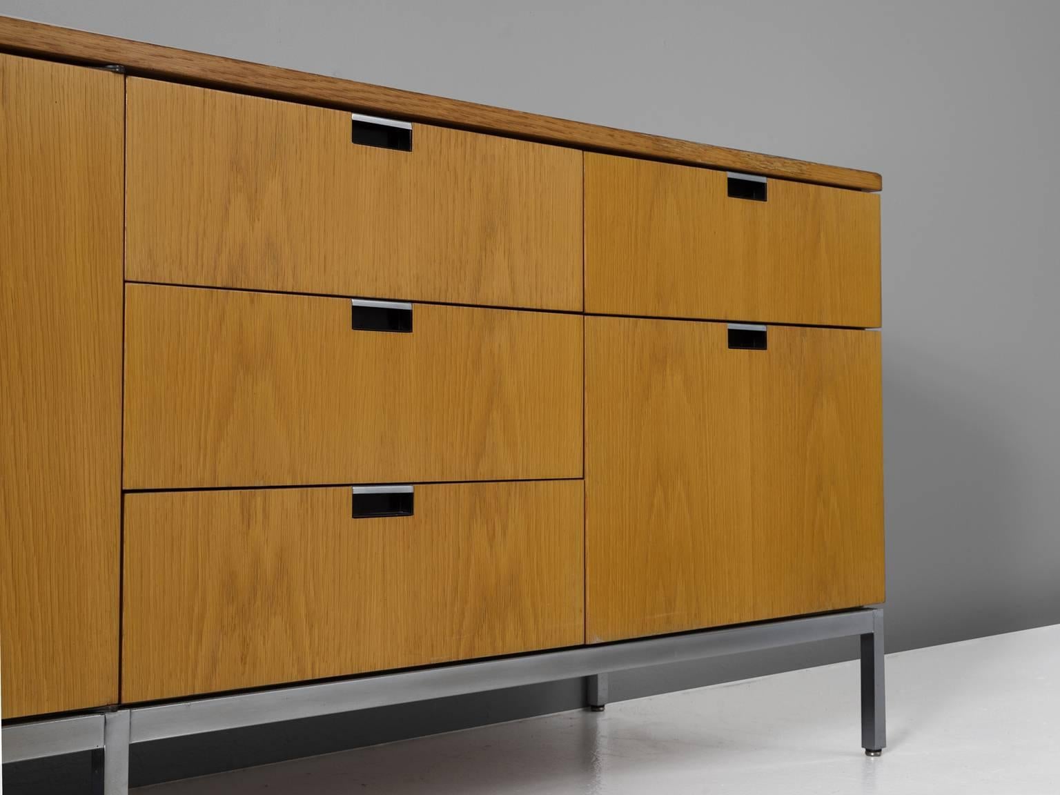 Mid-20th Century Florence Knoll Oak Credenza