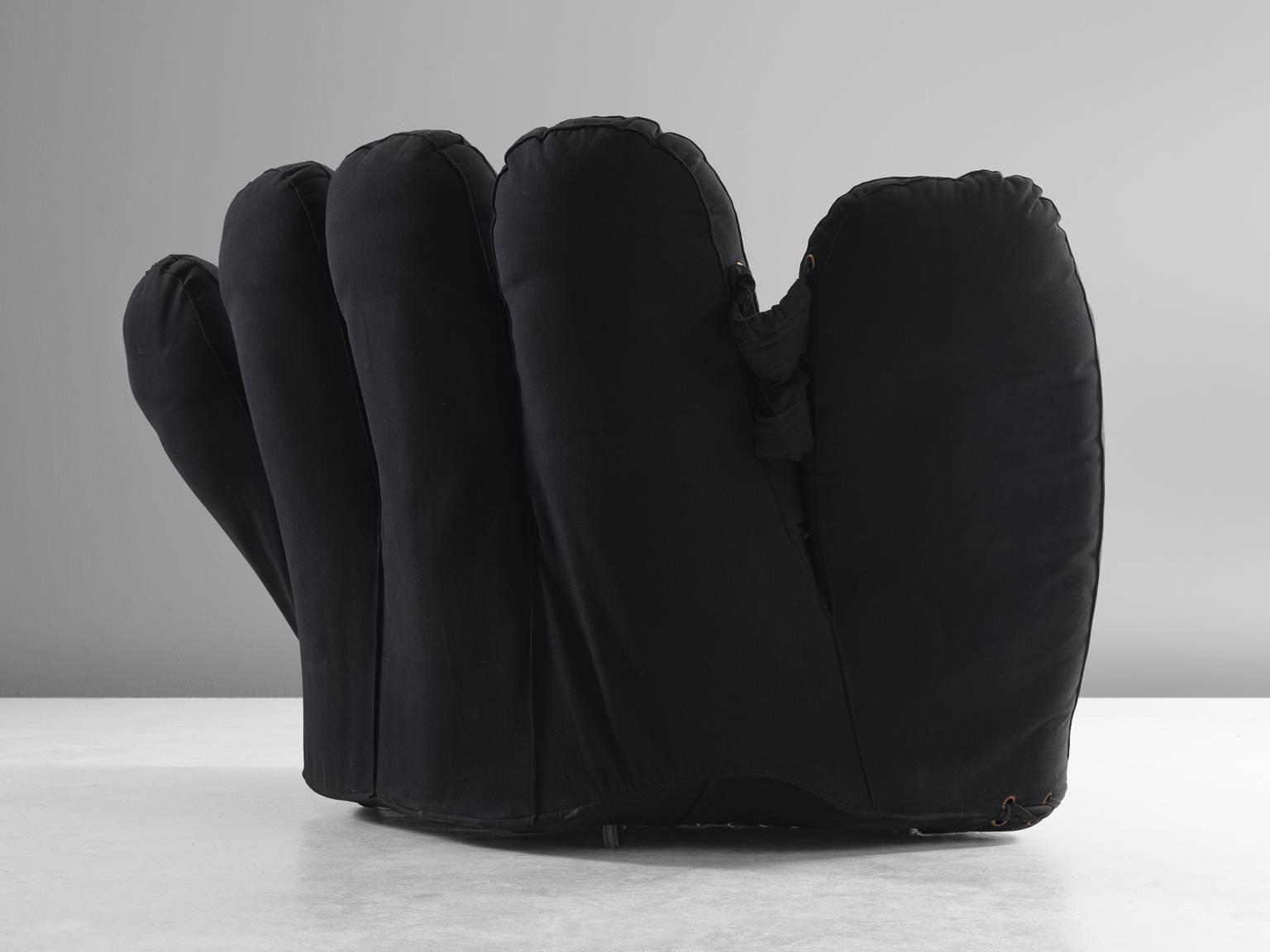 Italian Joe Seat in Black Fabric