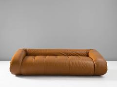 Anfibio-Sofa aus Leder von Alessandro Becchi für Giovannetti