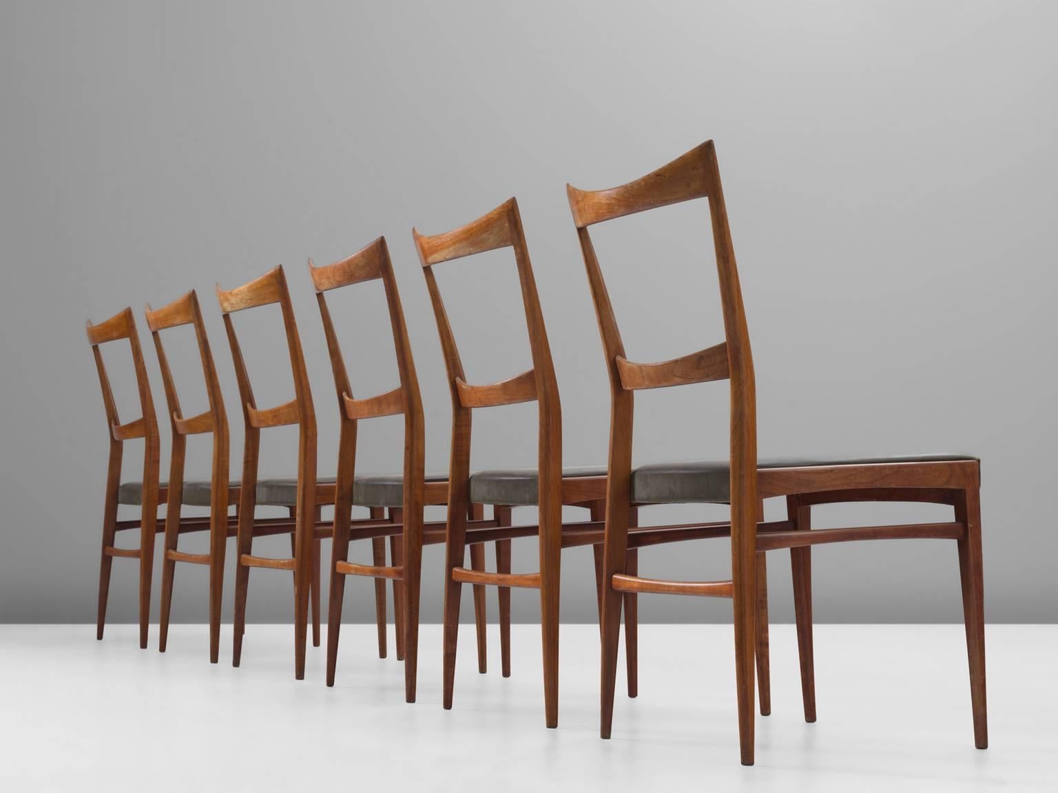 Scandinavian Modern Scandinavian Dining Chairs in Walnut