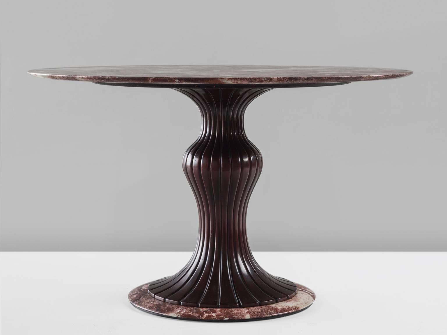 Mid-Century Modern Osvaldo Borsani Marble Center Table