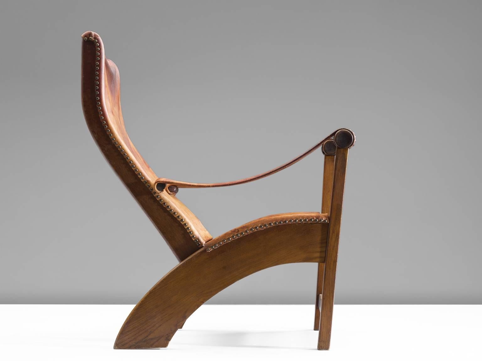 Scandinavian Modern Mogens Voltelen Early and Rare Copenhagen Chair