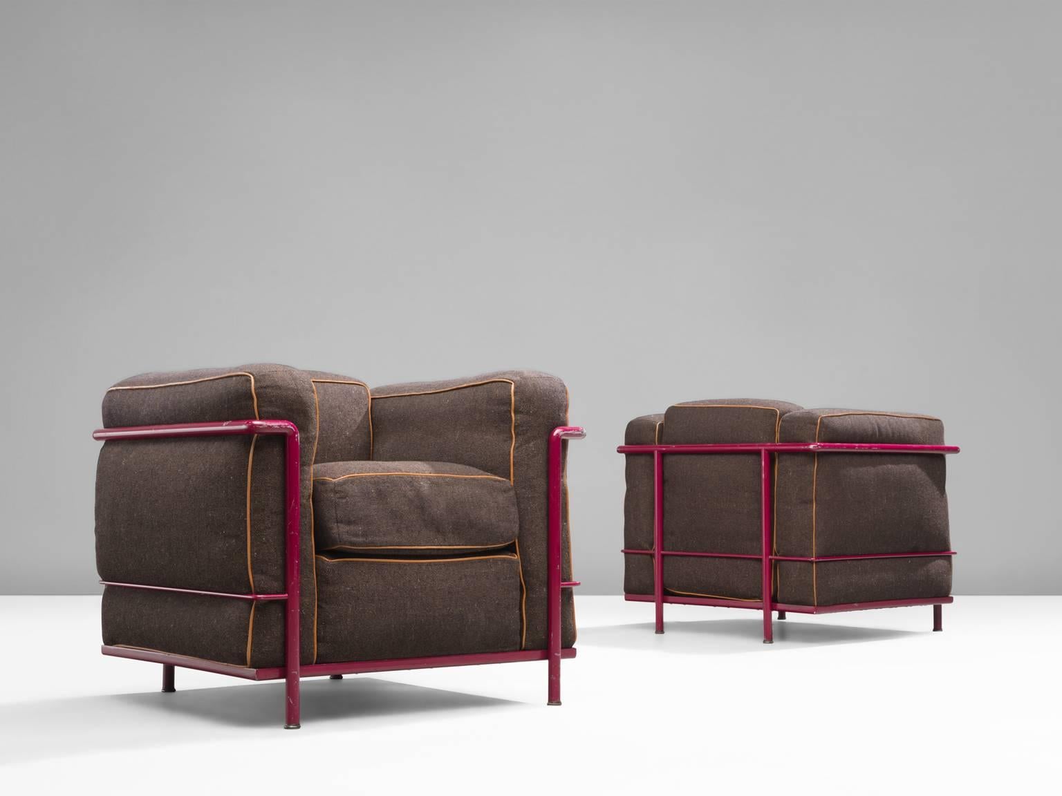 Mid-Century Modern Le Corbusier, Perriand and Jeanneret LC2 for Cassina