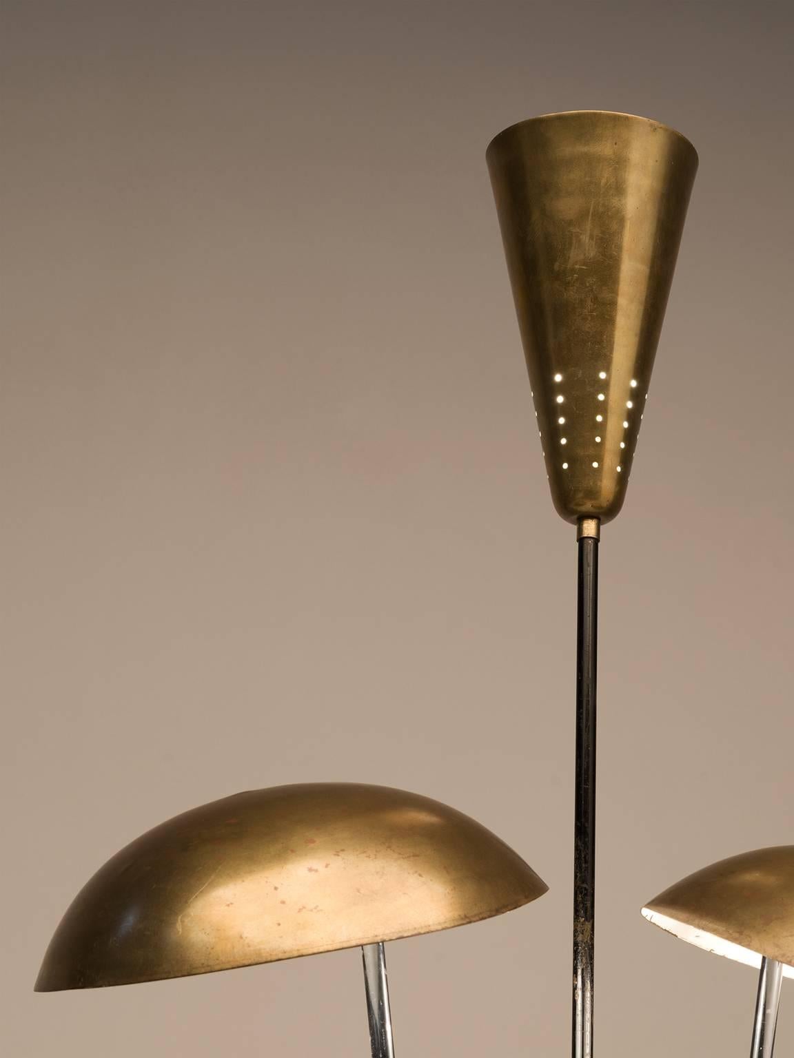 Post-Modern 'Gala' by Hildegard Liertz Brass Floor Lamp