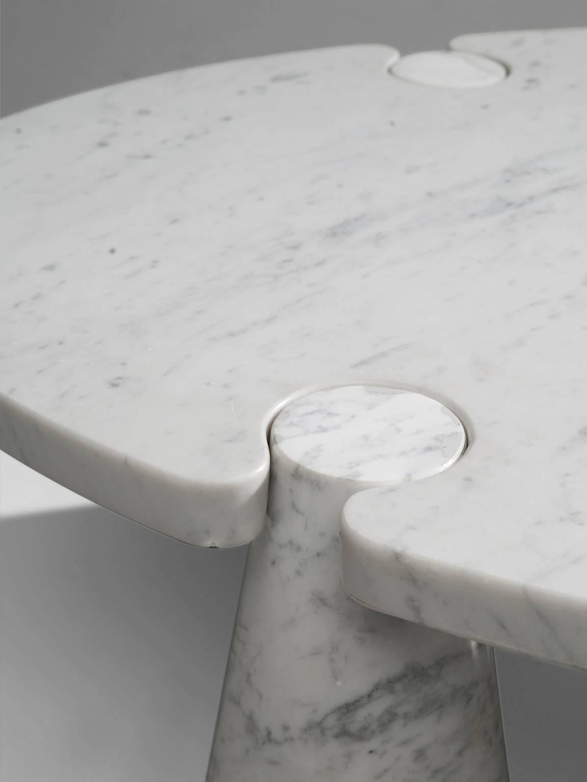 Post-Modern Angelo Mangiarotti 'Eros' Marble Coffee Table