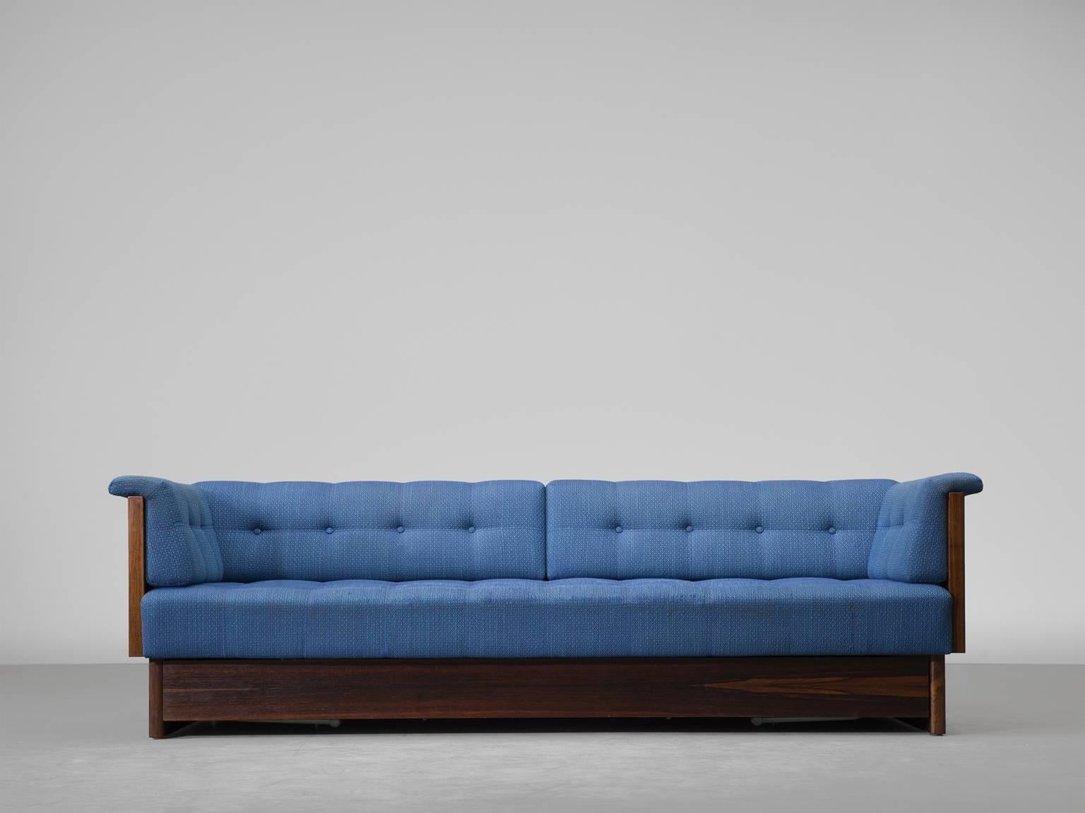 Scandinavian Modern Norwegian Sofa in Rosewood 