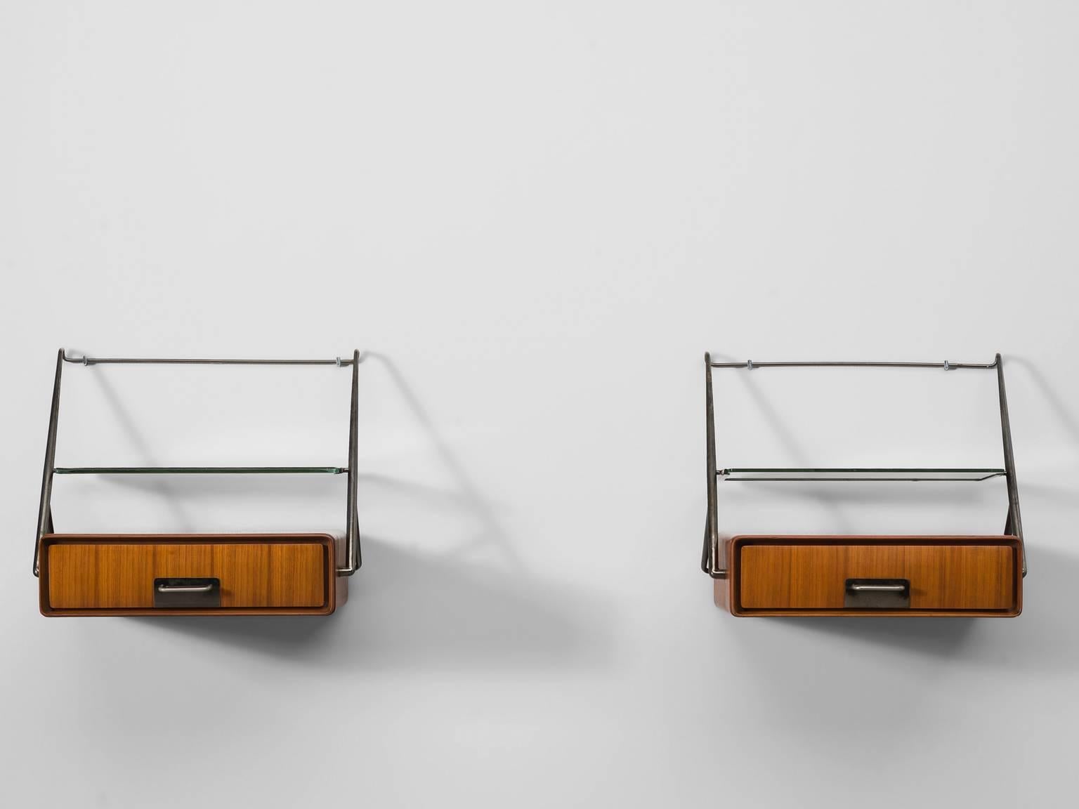 wall mounted bedside table