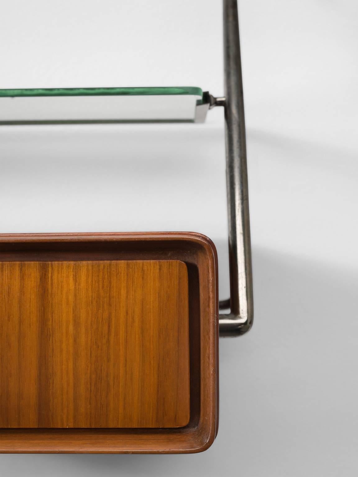 Mid-Century Modern Silvio Cavatorta Wall-Mounted Bedside Tables