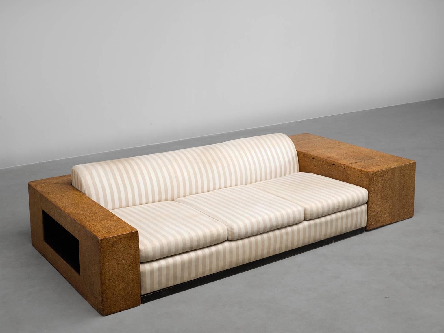 American Paul T. Frankl Custom-Built Art Deco Sofa, 1930