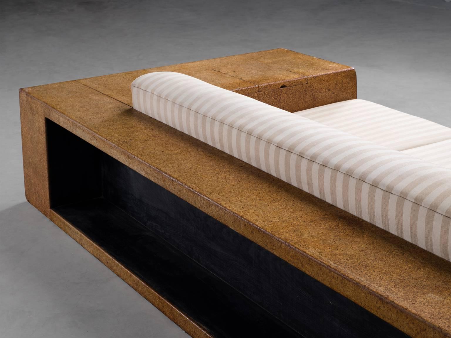Enameled Paul T. Frankl Custom-Built Art Deco Sofa, 1930