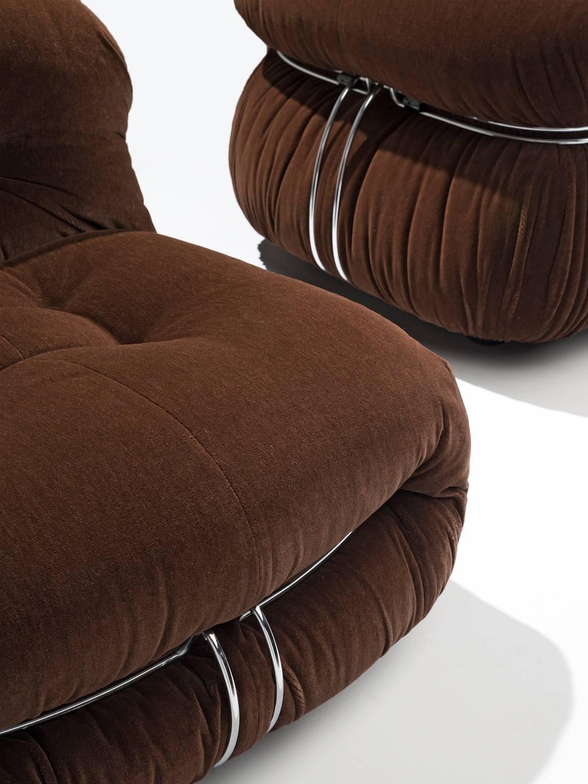 Afra & Tobia Scarpa 'Soriana' Lounge Chairs 1