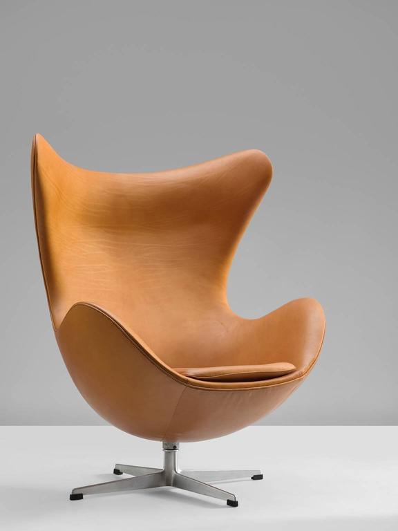 Arne Jacobsen Newly Upholstered 'Egg' Chair at 1stDibs