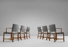 Six Danish Dining Chairs in Mahogany