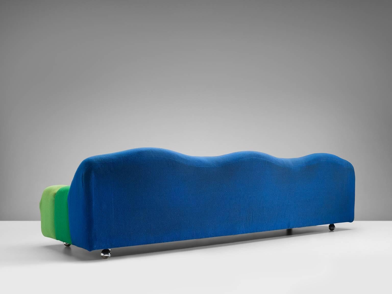 Dutch Pierre Paulin Three-Seat Sofa from the ABCD Series for Artifort