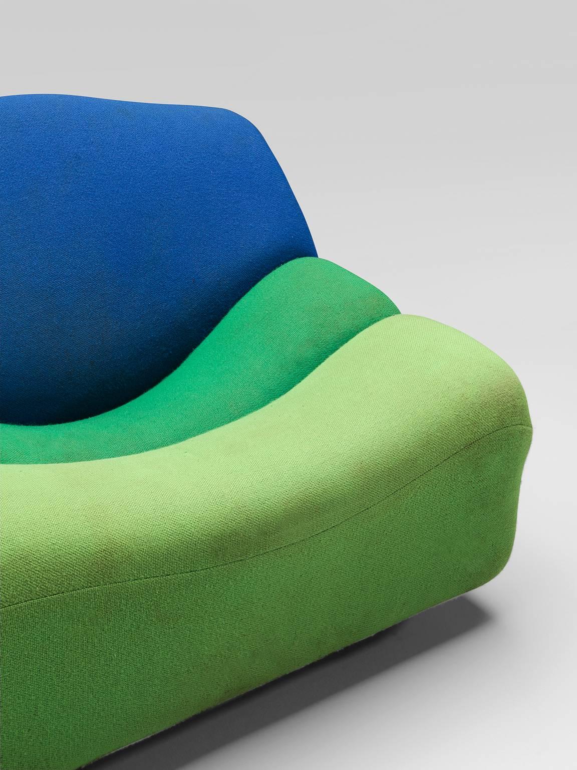 Mid-20th Century Pierre Paulin Three-Seat Sofa from the ABCD Series for Artifort