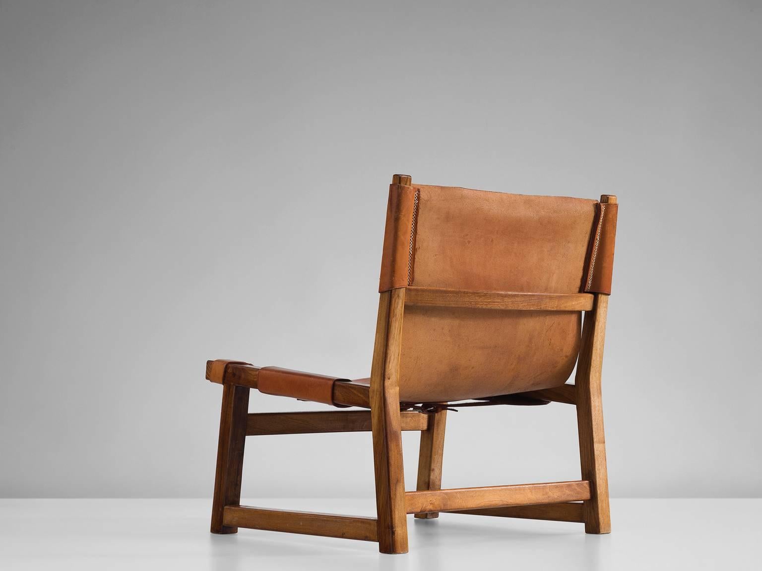 leather danish chair