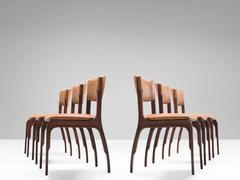 Six Dining Chairs by Gianfranco Frattini for Cantieri Carugati