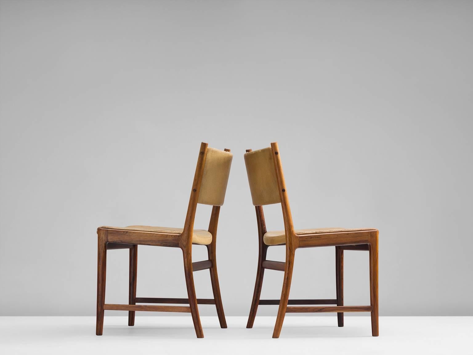 Kai Lyngfeldt Larsen Set of Four Dining Chairs, Denmark, 1960s In Good Condition In Waalwijk, NL