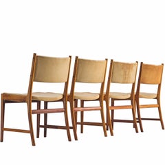 Kai Lyngfeldt Larsen Set of Four Dining Chairs, Denmark, 1960s