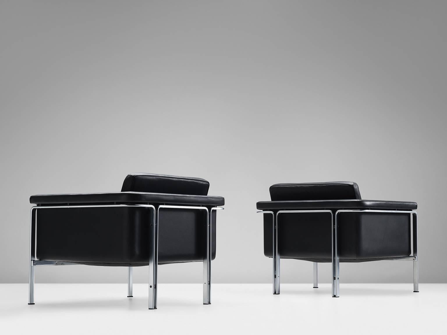German Horst Bruning Pair of Lounge Chairs for Kill International