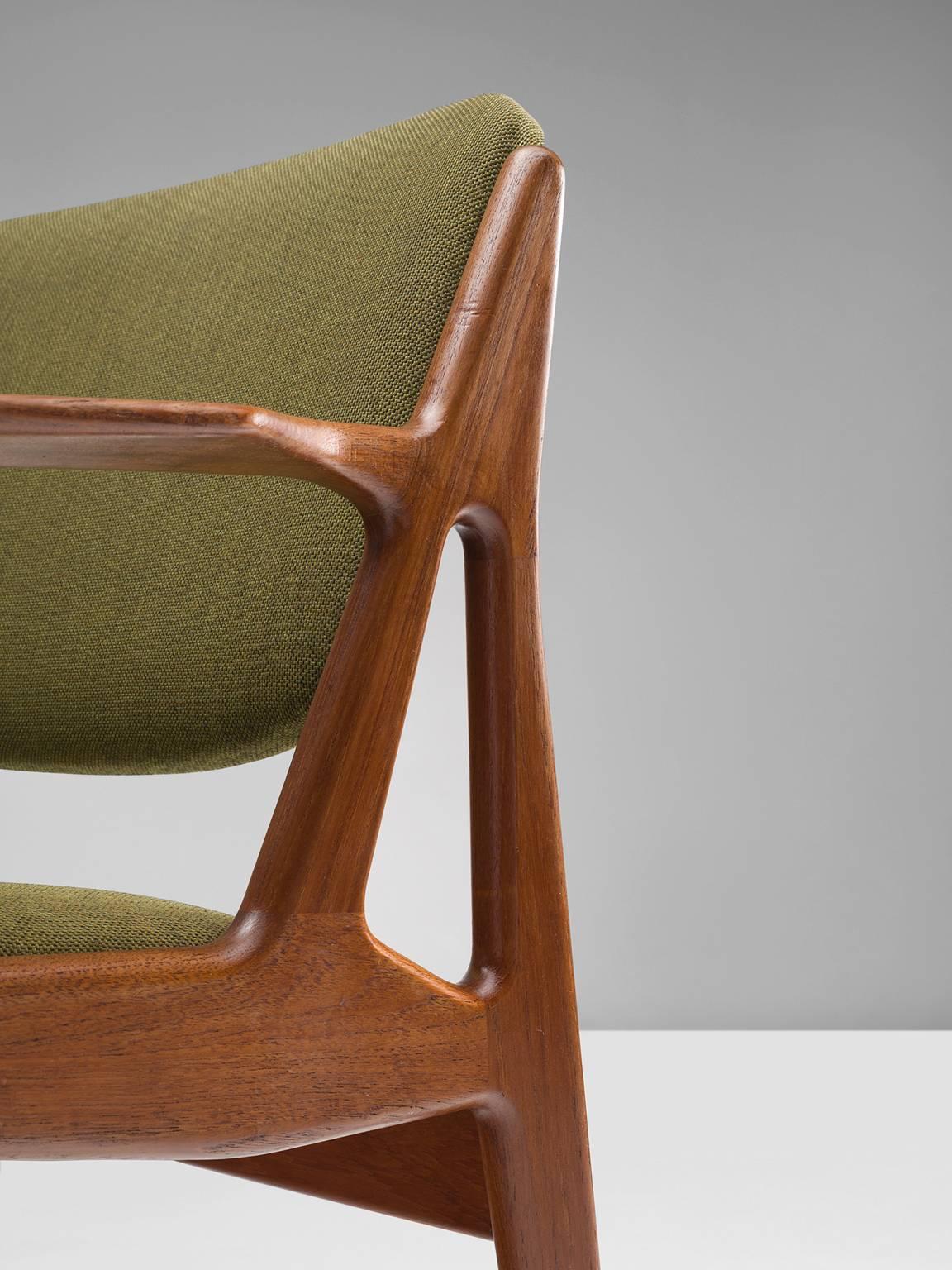 Mid-20th Century Large Set of Eight 'Ella' Dining Chairs by Arne Vodder in Teak