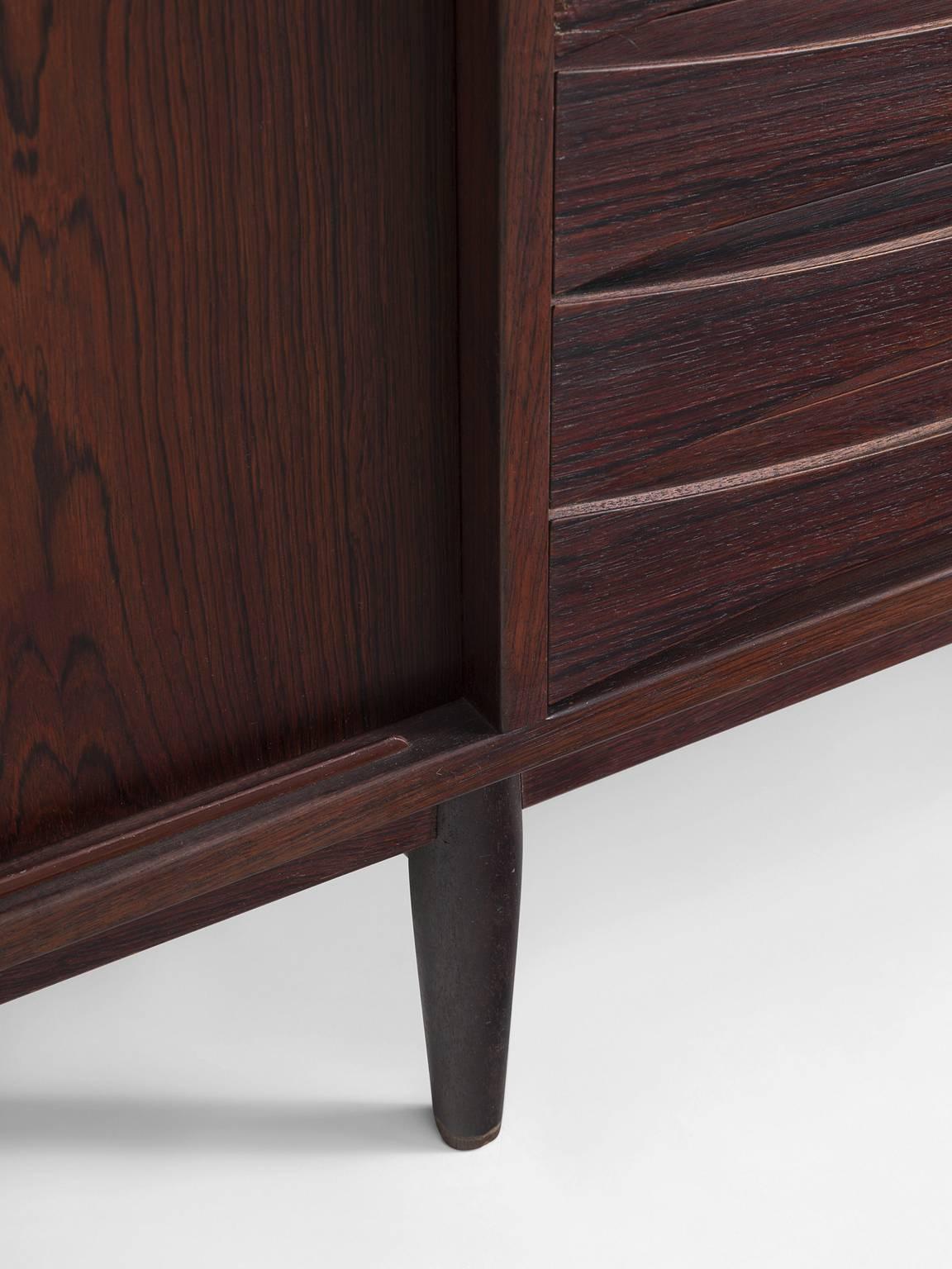 Arne Vodder Sideboard Model 29A in Rosewood with Reversible Doors 1