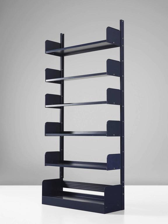 Italian Congresso Book Case By Lips Vago For At 1stdibs Shelving Unit Steel By Lips Vago Italy 1960s The Congresso