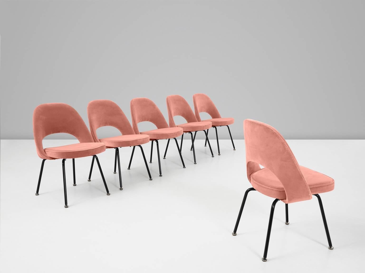 North American 12 Reupholstered Chairs by Eero Saarinen for Knoll International