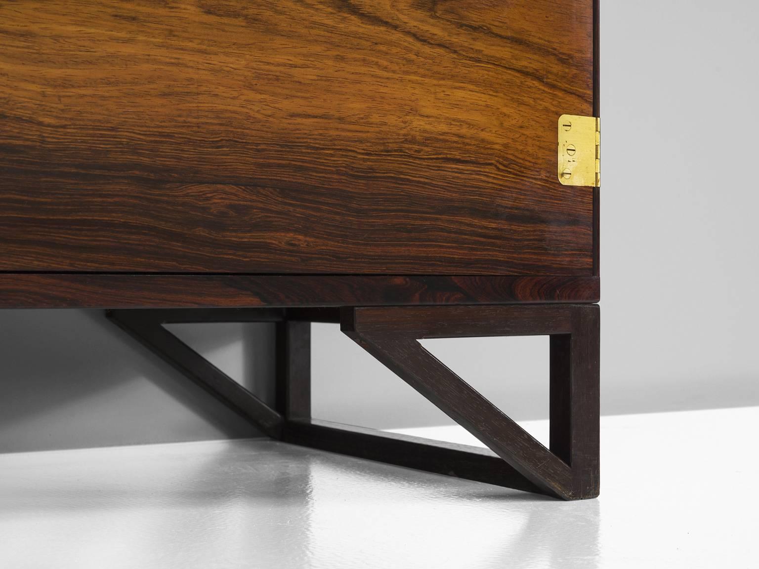 Svend Langkilde Cabinet in Rosewood and Brass 2