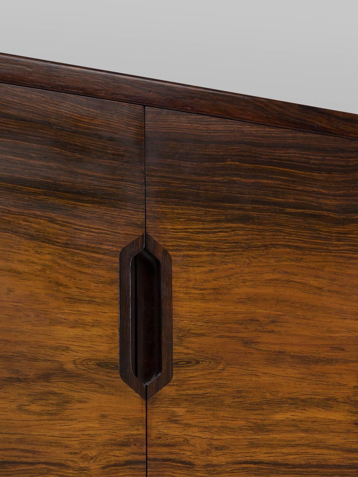Svend Langkilde Cabinet in Rosewood and Brass 1