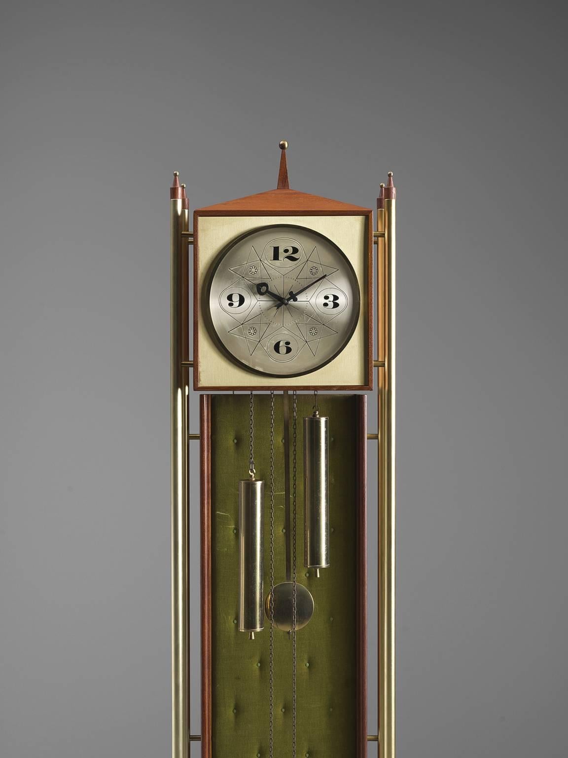 American Swag-Leg Grandfather Clock by George Nelson, 1957